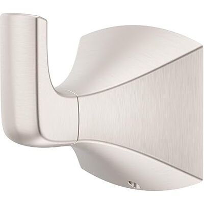PFISTER Bruxie Gancho para Toallas de baño, Montaje en Pared, atornillado, Acabado de níquel Cepillado de Defensa contra Puntos PFISTER Bruxie Gancho para Toallas de baño, Montaje en Pared, atornillado, Acabado de níquel Cepillado de Defensa contra Puntos
