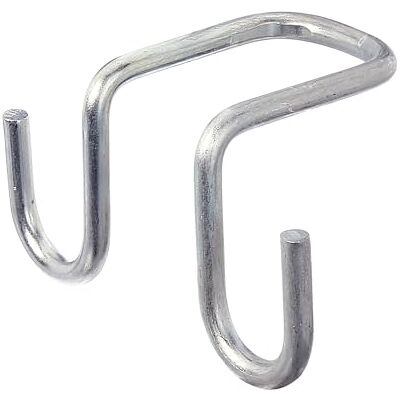 Alberts Gancho para escaleras, En dos tamaños, Galvanizado Sendzimir, Anchura interior 30 mm, Profundidad 60/82 mm, Juego de 10 Alberts Gancho para escaleras, En dos tamaños, Galvanizado Sendzimir, Anchura interior 30 mm, Profundidad 60/82 mm, Juego de 10
