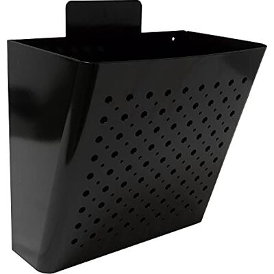 Amig Cesta de publicidad Buzón para Publicidad con Rejilla Frontal Uso exterior Acero Negro 32 x 36 x 19 cm Amig Cesta de publicidad Buzón para Publicidad con Rejilla Frontal Uso exterior Acero Negro 32 x 36 x 19 cm