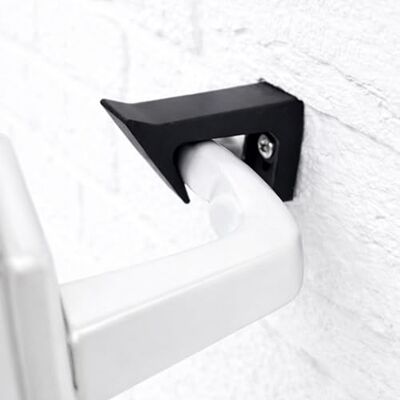 Reimech Tope para tirador de puerta – Protector de tirador de puerta silencioso – Gancho de goma flexible – Evita arañazos y daños en la pared – Para uso en interiores y exteriores (Negro) Reimech Tope para tirador de puerta – Protector de tirador de puerta silencioso – Gancho de goma flexible – Evita arañazos y daños en la pared – Para uso en interiores y exteriores (Negro)