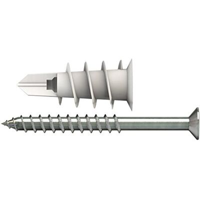 TOX Taco para cartón yeso Spiral 32 mm + tornillo, 45 piezas, 06826123 TOX Taco para cartón yeso Spiral 32 mm + tornillo, 45 piezas, 06826123
