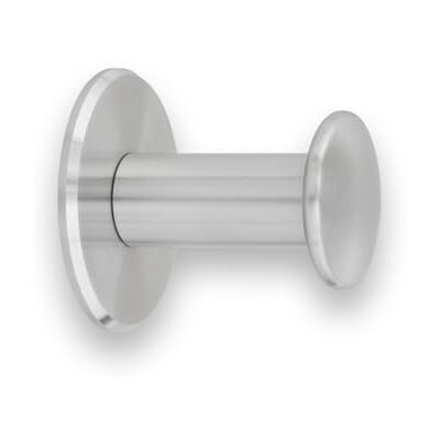 EVI Gancho de Pared en Acero Inoxidable - Acabado Satinado - 46x45mm - Percha EVI Gancho de Pared en Acero Inoxidable - Acabado Satinado - 46x45mm - Percha