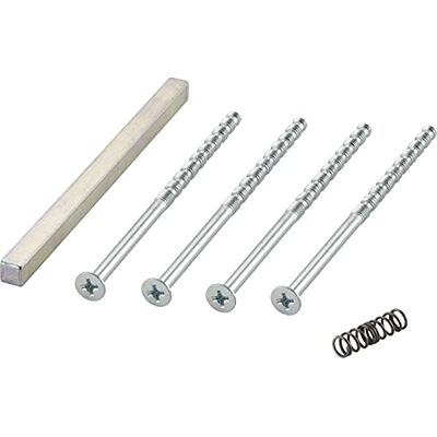 HOPPE Accesorios de fijación para tiradores de puerta de balcón (planos, grosor de puerta 63-73 mm) HOPPE Accesorios de fijación para tiradores de puerta de balcón (planos, grosor de puerta 63-73 mm)