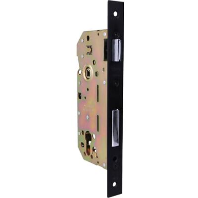 Amig Cerradura de Embutir para Puertas de Madera Con Paletón de Cierre Frente y Soporte en Canto Cuadrado Entrada de 50 mm Picaporte reversible Acero Negro Mate 240 mm Amig Cerradura de Embutir para Puertas de Madera Con Paletón de Cierre Frente y Soporte en Canto Cuadrado Entrada de 50 mm Picaporte reversible Acero Negro Mate 240 mm