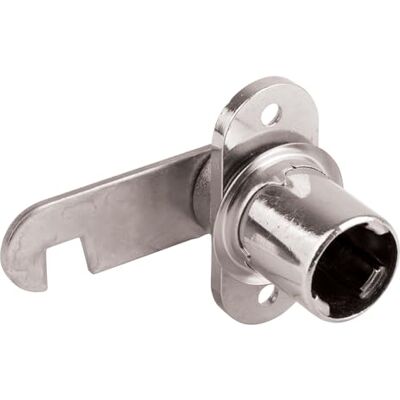 cyclingcolors 1x Cerradura de gancho sin cilindro Ø18 mm longitud 22 mm con embellecedor para mueble escritorio armario, derecha cyclingcolors 1x Cerradura de gancho sin cilindro Ø18 mm longitud 22 mm con embellecedor para mueble escritorio armario, derecha