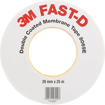 3M Cinta de Sellado de Aire Flexible 8069E FAST D, 25 mm x 25 m, 0.47 mm 3M Cinta de Sellado de Aire Flexible 8069E FAST D, 25 mm x 25 m, 0.47 mm