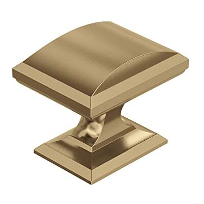 Amerock Pomo para gabinete, bronce champán, perilla de cajón de 32 mm de longitud, candler, accesorios de cocina y baño, herrajes para muebles Amerock Pomo para gabinete, bronce champán, perilla de cajón de 32 mm de longitud, candler, accesorios de cocina y baño, herrajes para muebles
