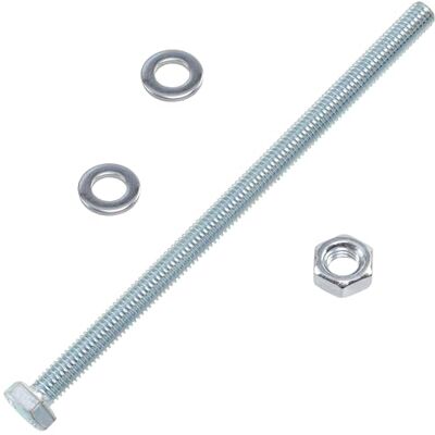 AERZETIX Juego de 10 tornillos M6x110 mm con cabeza hexagonal + 20 arandelas M6x12 mm + 10 tuercas hexagonales M6 para bricolaje y fijación ligera en acero AERZETIX Juego de 10 tornillos M6x110 mm con cabeza hexagonal + 20 arandelas M6x12 mm + 10 tuercas hexagonales M6 para bricolaje y fijación ligera en acero