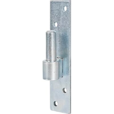 Alberts Abrazadera en la placa, Forma del sur de Alemania con gancho DI o DII, Galvanizado en azul, Ø del entre eje 16 mm, Pletina 180 x 40 mm, Juego de 10 Alberts Abrazadera en la placa, Forma del sur de Alemania con gancho DI o DII, Galvanizado en azul, Ø del entre eje 16 mm, Pletina 180 x 40 mm, Juego de 10
