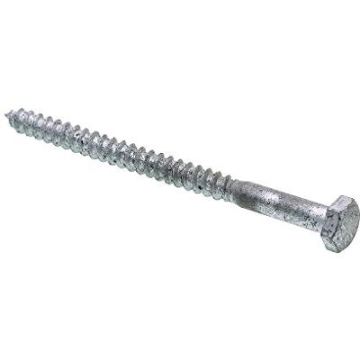 PRiME Lag perno en forma de tornillo, cabeza hexagonal, 1/4 en x 3 – 1/2 en, acero galvanizado, 100 unidades) PRiME Lag perno en forma de tornillo, cabeza hexagonal, 1/4 en x 3 – 1/2 en, acero galvanizado, 100 unidades)