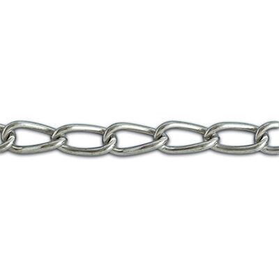 Chapuis – Cadena salomónica soldada (acero galvanizado 36 kg diámetro 2,5 mm bobina de 25 m gris Chapuis – Cadena salomónica soldada (acero galvanizado 36 kg diámetro 2,5 mm bobina de 25 m gris