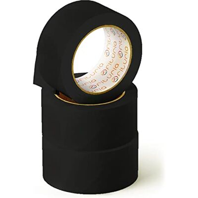 Cinta adhesiva de colores negra 66mx48mm - Cinta de embalaje Cinta adhesiva de colores negra 66mx48mm - Cinta de embalaje