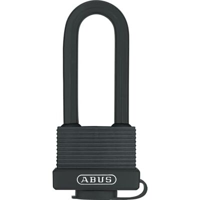ABUS Candado de latón 70/45HB63 con arco alto resistente a la intemperie cuerpo del candado de latón revestimiento de plástico resistente a los impactos nivel de seguridad 5 ABUS Candado de latón 70/45HB63 con arco alto resistente a la intemperie cuerpo del candado de latón revestimiento de plástico resistente a los impactos nivel de seguridad 5