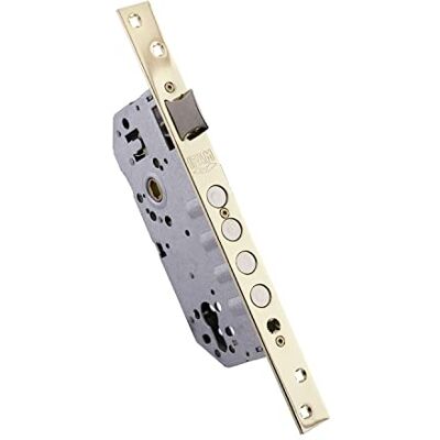IFAM Cerradura de Embutir , Frente Cuadrado, Acabados en Latón, Entrada 50 mm, Cerradura Puerta Interior y Exterior, Picaporte, Escudo Incluido, Seguridad, Antiganzua, Cerrojo IFAM Cerradura de Embutir , Frente Cuadrado, Acabados en Latón, Entrada 50 mm, Cerradura Puerta Interior y Exterior, Picaporte, Escudo Incluido, Seguridad, Antiganzua, Cerrojo