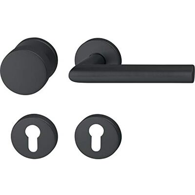 MARCHESI Juego de bisagras para puerta, color negro MARCHESI Juego de bisagras para puerta, color negro