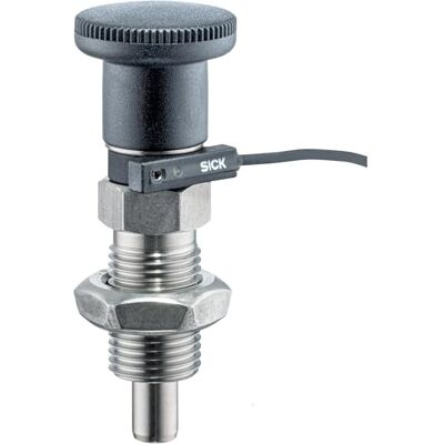 Halder Perno de bloqueo, con sensor/con botón y bloqueo d1 = 4 mm / d2 = M8 x 1 / l2 min = 6 mm Halder Perno de bloqueo, con sensor/con botón y bloqueo d1 = 4 mm / d2 = M8 x 1 / l2 min = 6 mm