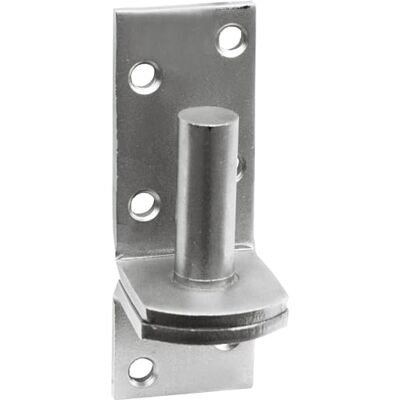 Connex Gancho en placa de 16 mm de diámetro, acero inoxidable, gancho de apoyo, gancho universal, gancho de montaje para garaje, placas, herrajes de puerta, , galvanizado azul Connex Gancho en placa de 16 mm de diámetro, acero inoxidable, gancho de apoyo, gancho universal, gancho de montaje para garaje, placas, herrajes de puerta, , galvanizado azul