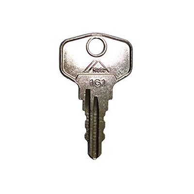 Roto Llave de repuesto original 1G1 pequeña 37 mm para mangos con cerradura, color plateado Roto Llave de repuesto original 1G1 pequeña 37 mm para mangos con cerradura, color plateado