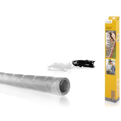 Schellenberg Tejido protector de aluminio, resistente a los golpes y a la intemperie 50x125 cm Schellenberg Tejido protector de aluminio, resistente a los golpes y a la intemperie 50x125 cm