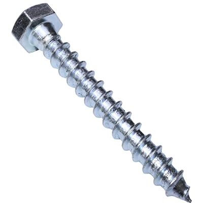 AERZETIX Juego de 50 Tornillos para Madera Tirafondos M8x60mm con Cabeza Hexagonal 6 Lados DIN571 en Acero Galvanizado Montaje Fijación Marco de Madera Contrachapado Aglomerado AERZETIX Juego de 50 Tornillos para Madera Tirafondos M8x60mm con Cabeza Hexagonal 6 Lados DIN571 en Acero Galvanizado Montaje Fijación Marco de Madera Contrachapado Aglomerado
