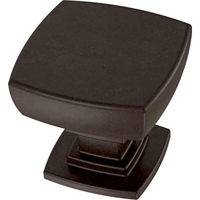 Franklin Brass Pomo para gabinete Parow de 1-1/8 pulgadas (29 mm), bronce profundo, paquete de 10 Franklin Brass Pomo para gabinete Parow de 1-1/8 pulgadas (29 mm), bronce profundo, paquete de 10