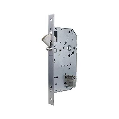 tesa Assa Abloy Cerradura De Embutir Para Puertas De Madera Con Cilindro Inoxidable Entrada 60 mm, Frente Cuadrado 2038 tesa Assa Abloy Cerradura De Embutir Para Puertas De Madera Con Cilindro Inoxidable Entrada 60 mm, Frente Cuadrado 2038