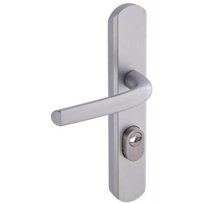 Vachette Set de manija de puerta sobre placa Sécumax Up – Versión llave I, entre ejes 195 mm – Montaje fácil – Aluminio – Protector de cilindro inoxidable ajustable de 5 mm – Anodinox – Garantía de 10 Vachette Set de manija de puerta sobre placa Sécumax Up – Versión llave I, entre ejes 195 mm – Montaje fácil – Aluminio – Protector de cilindro inoxidable ajustable de 5 mm – Anodinox – Garantía de 10