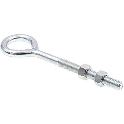 PRiME Perno de ojo con tuerca, 3/8 "-16 x 6", acero chapado en zinc, paquete de 20, 6 pulgadas PRiME Perno de ojo con tuerca, 3/8 "-16 x 6", acero chapado en zinc, paquete de 20, 6 pulgadas