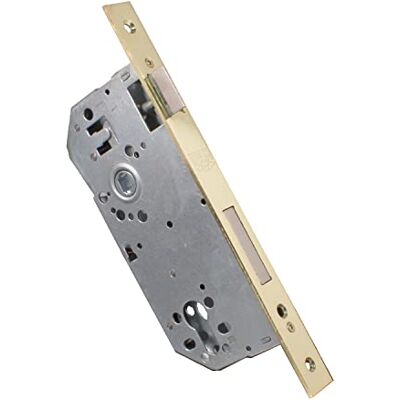 IFAM Cerradura de Embutir , Frente Cuadrado, Acabados en Latón, Entrada 60 mm, Cerradura Puerta Interior y Exterior, Picaporte, Cilindro y Escudo Incluido, Seguridad, Antiganzua, Cerrojo IFAM Cerradura de Embutir , Frente Cuadrado, Acabados en Latón, Entrada 60 mm, Cerradura Puerta Interior y Exterior, Picaporte, Cilindro y Escudo Incluido, Seguridad, Antiganzua, Cerrojo