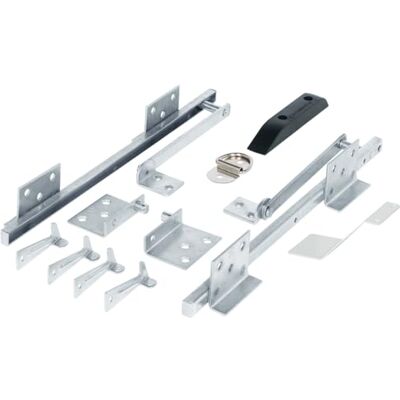 cyclingcolors Herraje plegable, para encimeras insertables, ampliación de mesas con marco cerrado para espesor de placa: 16-32 mm, puerta de mueble muebles, cerradura cyclingcolors Herraje plegable, para encimeras insertables, ampliación de mesas con marco cerrado para espesor de placa: 16-32 mm, puerta de mueble muebles, cerradura