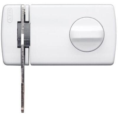 ABUS 2130 B B Cerrojo de Sobreponer con cilindro de serreta blanco de botón y retenedor blister ABUS 2130 B B Cerrojo de Sobreponer con cilindro de serreta blanco de botón y retenedor blister
