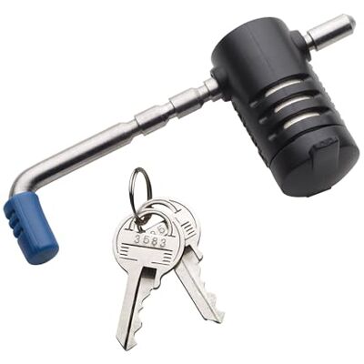 Master Lock Cerradura de pestillo de Enganche Ajustable de Acero Inoxidable para Caravana Master Lock Cerradura de pestillo de Enganche Ajustable de Acero Inoxidable para Caravana