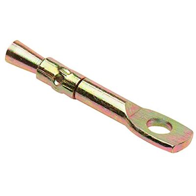 Merriway M6 x 50 mm (1/4 x 2 pulgadas), gancho de expansión de cuña de acero para ladrillos y piedra de hormigón, YZP, paquete de 60 Merriway M6 x 50 mm (1/4 x 2 pulgadas), gancho de expansión de cuña de acero para ladrillos y piedra de hormigón, YZP, paquete de 60