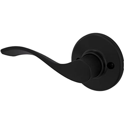 Kwikset Balboa Manilla de medio maniobra para zurdos en negro mate Kwikset Balboa Manilla de medio maniobra para zurdos en negro mate