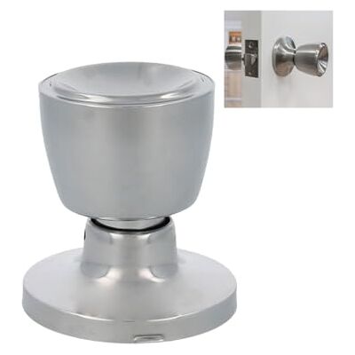 Amig Pomo de Paso Modelo 601 Manilla Doble Lado para Interiores Instalación Fácil Multiusos: Hogar y Oficina, Cromado Brillo, Picaporte 60/70 mm, Latón Amig Pomo de Paso Modelo 601 Manilla Doble Lado para Interiores Instalación Fácil Multiusos: Hogar y Oficina, Cromado Brillo, Picaporte 60/70 mm, Latón