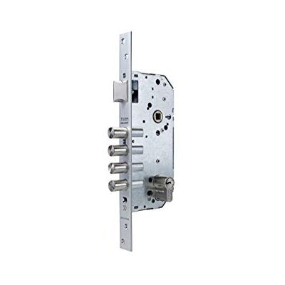 tesa Cerradura Monopunto de Seguridad, Acero Cromado, Entrada 60 mm, Cilindro T60 30 x 30 mm, Escudo E300L tesa Cerradura Monopunto de Seguridad, Acero Cromado, Entrada 60 mm, Cilindro T60 30 x 30 mm, Escudo E300L