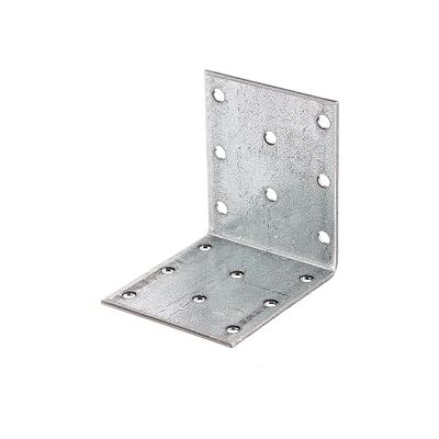 Alberts Escuadra perforada (galvanizada, 60 x 60 x 50 mm, 50 unidades) Alberts Escuadra perforada (galvanizada, 60 x 60 x 50 mm, 50 unidades)