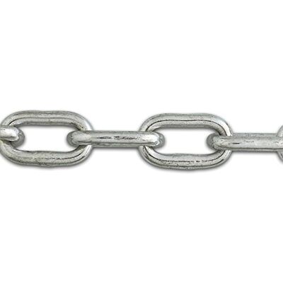 Chapuis cadena soldada – acero galvanizado – 625 kg – Diámetro 10 mm – Bobina de 10 m 1 gris Chapuis cadena soldada – acero galvanizado – 625 kg – Diámetro 10 mm – Bobina de 10 m 1 gris