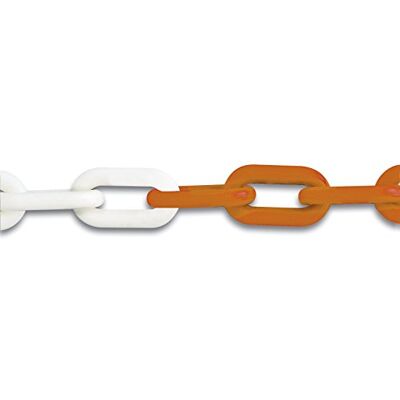 Chapuis – Cadena de señalización (polietileno, rojo/blanco Fluo, Ø 6 mm Chapuis – Cadena de señalización (polietileno, rojo/blanco Fluo, Ø 6 mm