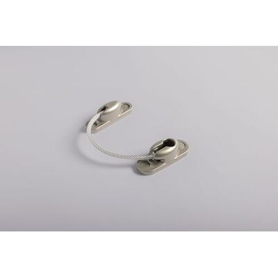 Socona – Cierre de cadena para puerta, níquel, mate Socona – Cierre de cadena para puerta, níquel, mate