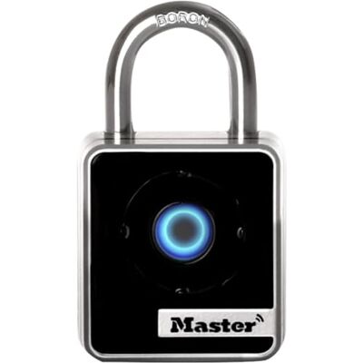 Master Lock Candado con conexión Bluetooth para uso privado o profesional, Interior, Acceso Bluetooth con su smartphone Master Lock Candado con conexión Bluetooth para uso privado o profesional, Interior, Acceso Bluetooth con su smartphone