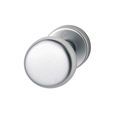 HOPPE para puerta en roseta para cerradura ( Cilindro Forma aluminio plata anodizado, botón de Fix, 1 pieza HOPPE para puerta en roseta para cerradura ( Cilindro Forma aluminio plata anodizado, botón de Fix, 1 pieza