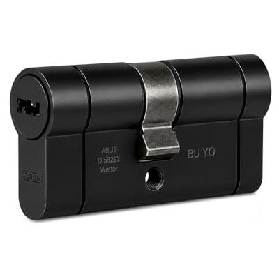 ABUS Cilindro de puerta D66PS negro con función desmontable y característica pre-Snap, 30 x 40 mm, 5 llaves incluidas ABUS Cilindro de puerta D66PS negro con función desmontable y característica pre-Snap, 30 x 40 mm, 5 llaves incluidas