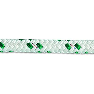 Chapuis Bobina de cuerda de poliéster préétiré 1,2 T diámetro 8 mm x 100 m blanco/verde Chapuis Bobina de cuerda de poliéster préétiré 1,2 T diámetro 8 mm x 100 m blanco/verde