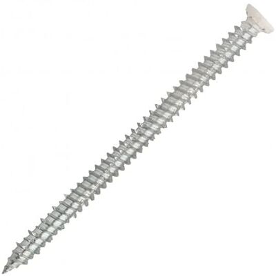 Scell-it SCE00280 Essbox Tornillo para hormigón, Ral9016, diámetro de 7,5 mm x 72 mm, caja de 100, EX-91153975072, 5 mm x 122 mm Scell-it SCE00280 Essbox Tornillo para hormigón, Ral9016, diámetro de 7,5 mm x 72 mm, caja de 100, EX-91153975072, 5 mm x 122 mm