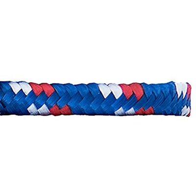 Connex cuerda de polipropileno (9,5 mm x 15 m, protección UV, listo para la natación, 1 pieza, color azul/rojo/blanco, Connex cuerda de polipropileno (9,5 mm x 15 m, protección UV, listo para la natación, 1 pieza, color azul/rojo/blanco,