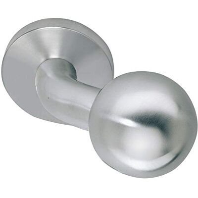 MARCHESI Pomo para puerta (50 mm de diámetro, roseta, rosca M12, redondo, acero inoxidable mate) MARCHESI Pomo para puerta (50 mm de diámetro, roseta, rosca M12, redondo, acero inoxidable mate)