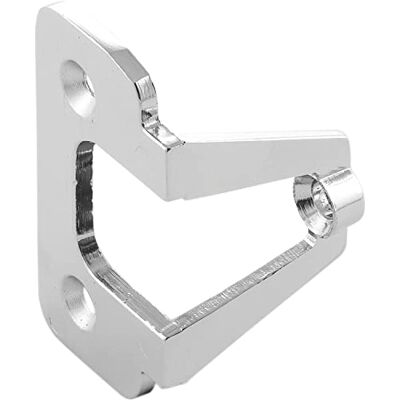 GRIMME Adaptador para muebles con mango deslizante falso, para puertas de hasta 19 mm de grosor, cincado fundido, acabado cromado mate, verchromt mate GRIMME Adaptador para muebles con mango deslizante falso, para puertas de hasta 19 mm de grosor, cincado fundido, acabado cromado mate, verchromt mate