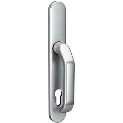 ABUS SRG92N F1 Juego de manijas de puerta para puertas delanteras con tirador de puerta en ambos lados para puertas con marcos estrechos Aluminio ABUS SRG92N F1 Juego de manijas de puerta para puertas delanteras con tirador de puerta en ambos lados para puertas con marcos estrechos Aluminio