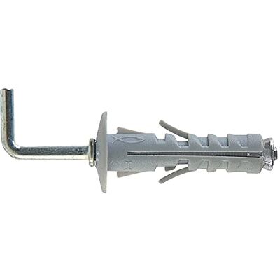fischer , Tacos SB 12/6 con gancho largo (50 piezas), universales para la fijación de lámparas, espejos, muebles en pared y hormigón fischer , Tacos SB 12/6 con gancho largo (50 piezas), universales para la fijación de lámparas, espejos, muebles en pared y hormigón